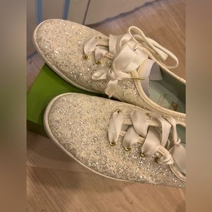 Keds Women's Champion Kate Spade Glitter Sneaker